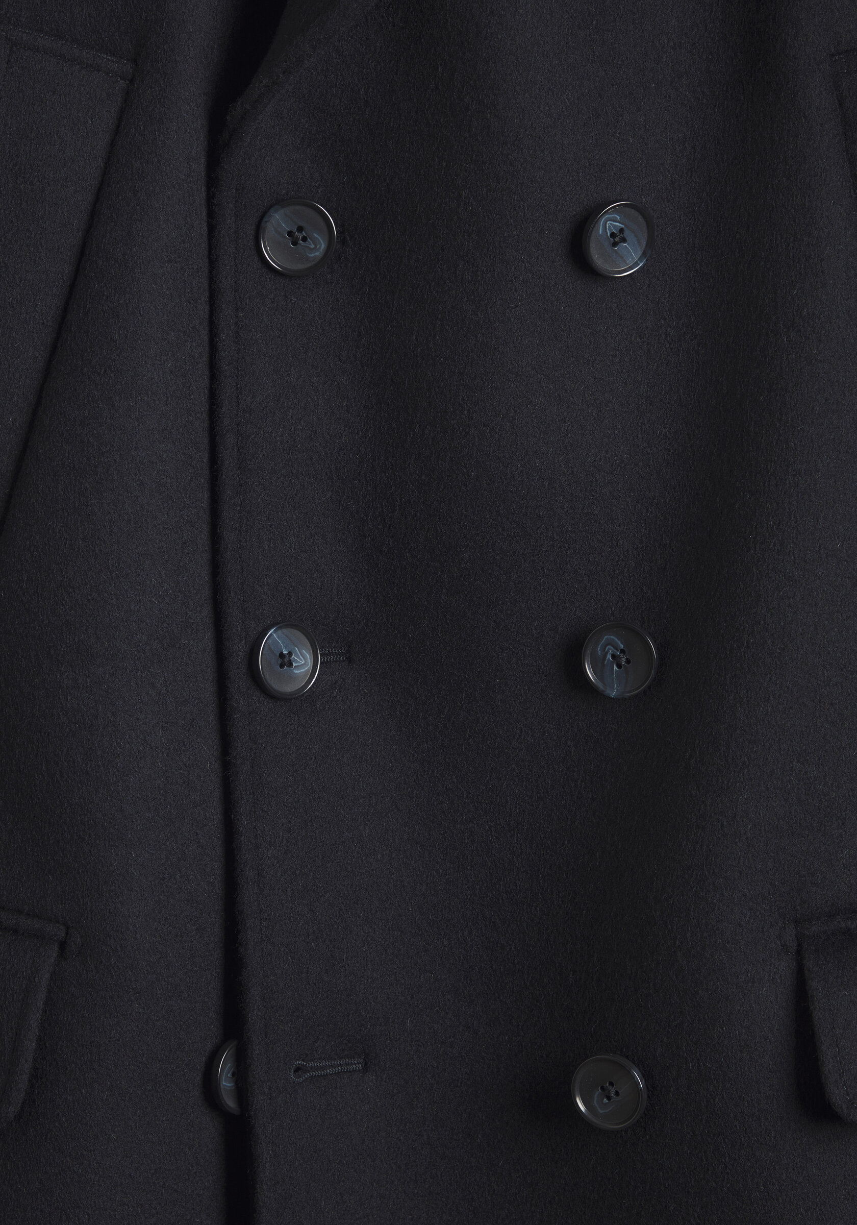 Ladage & Oelke Peacoat Navy, Knopfleiste